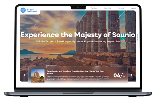 WEB DESIGN AND DEVELOPMENT - Athens Taxi Travel