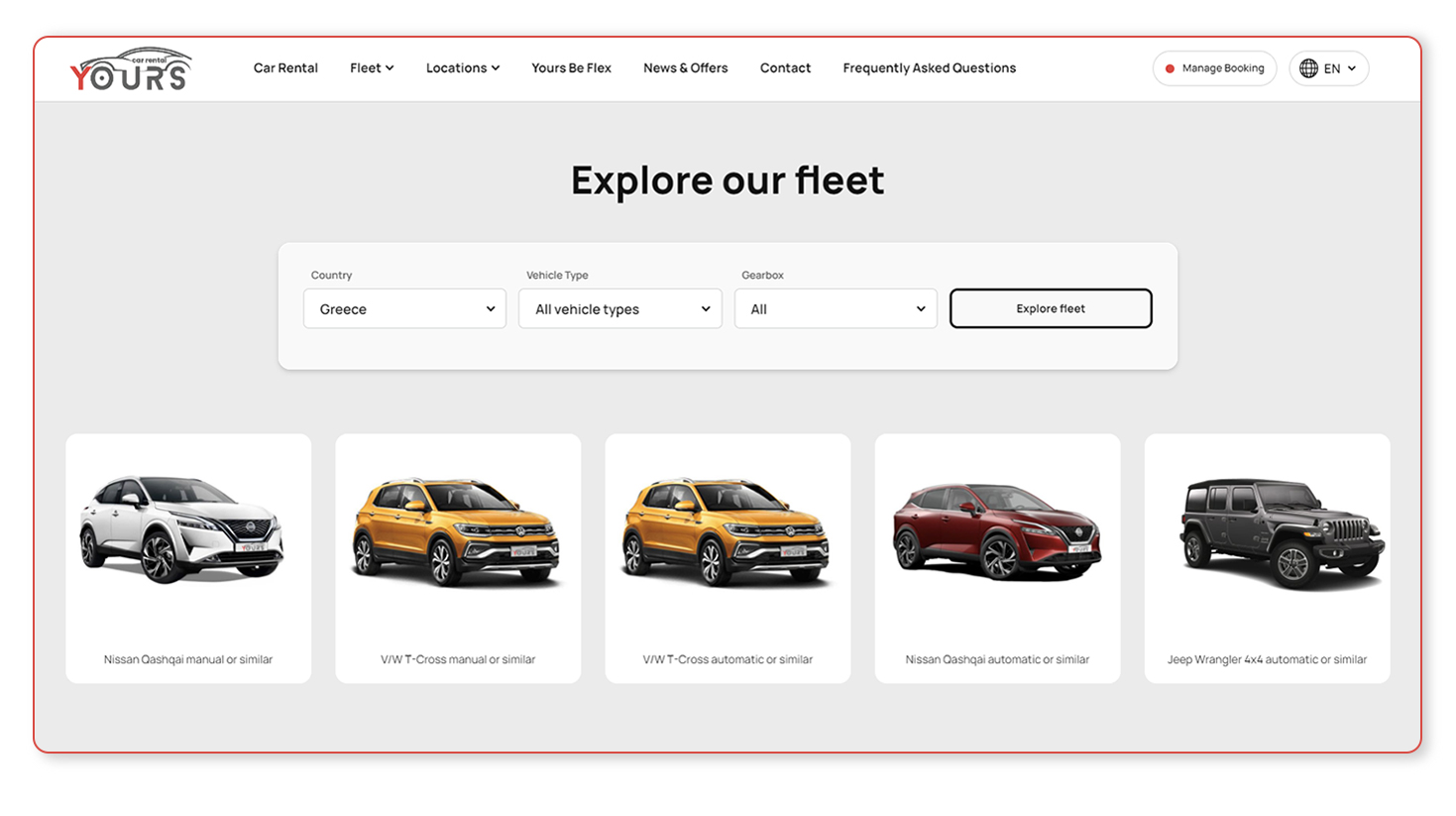 See rental cars CAR RENTAL WEBSITE